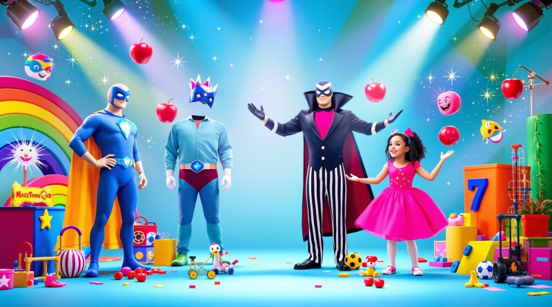 Medvirkende i Lazytown