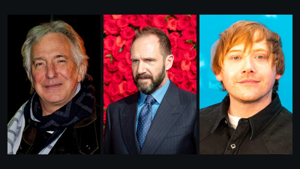 Harry Potter-skuespillere — Alan Rickman, Ralph Fiennes, Rupert Grint