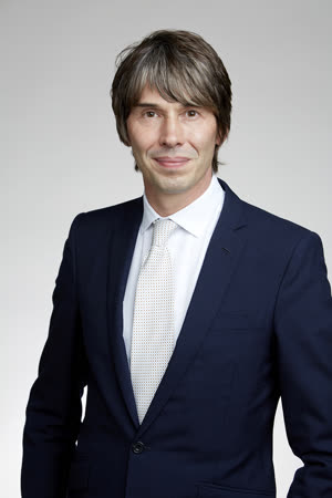 Portræt af Brian Cox