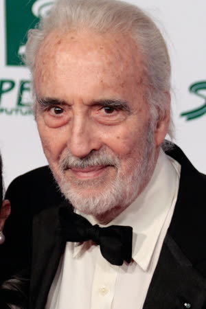 Portræt af Christopher Lee